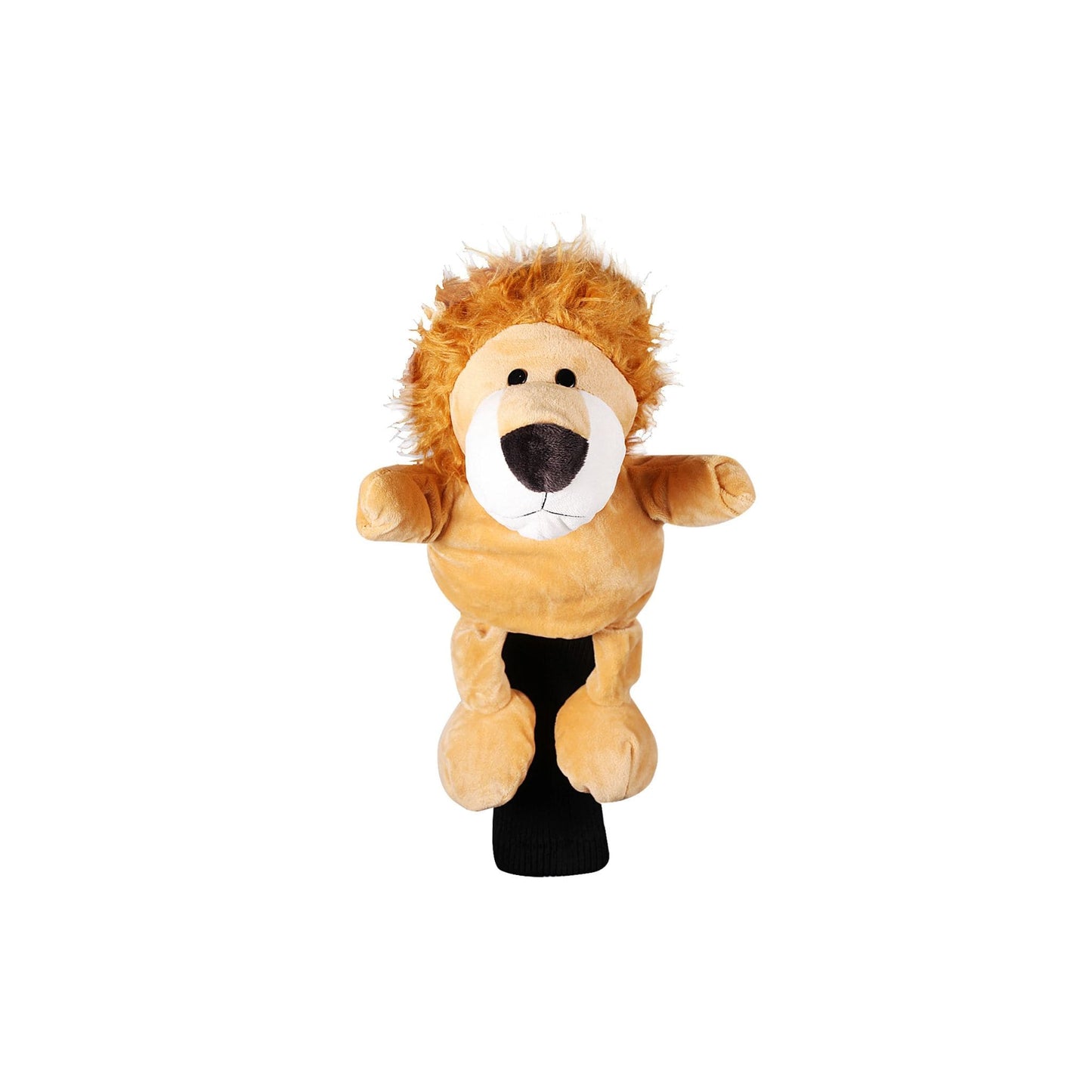 Couvre-bois "Simba Swing" – Peluche beige crinière rousse