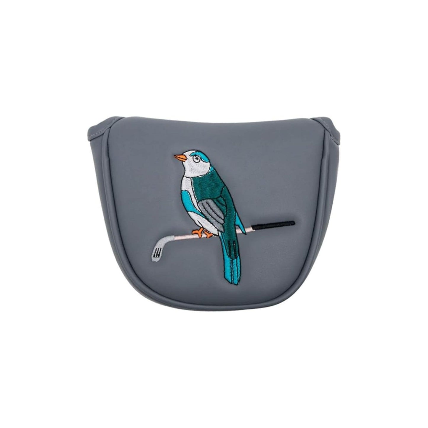 Couvre club pour putter de type maillet Birdie de couleur grise
