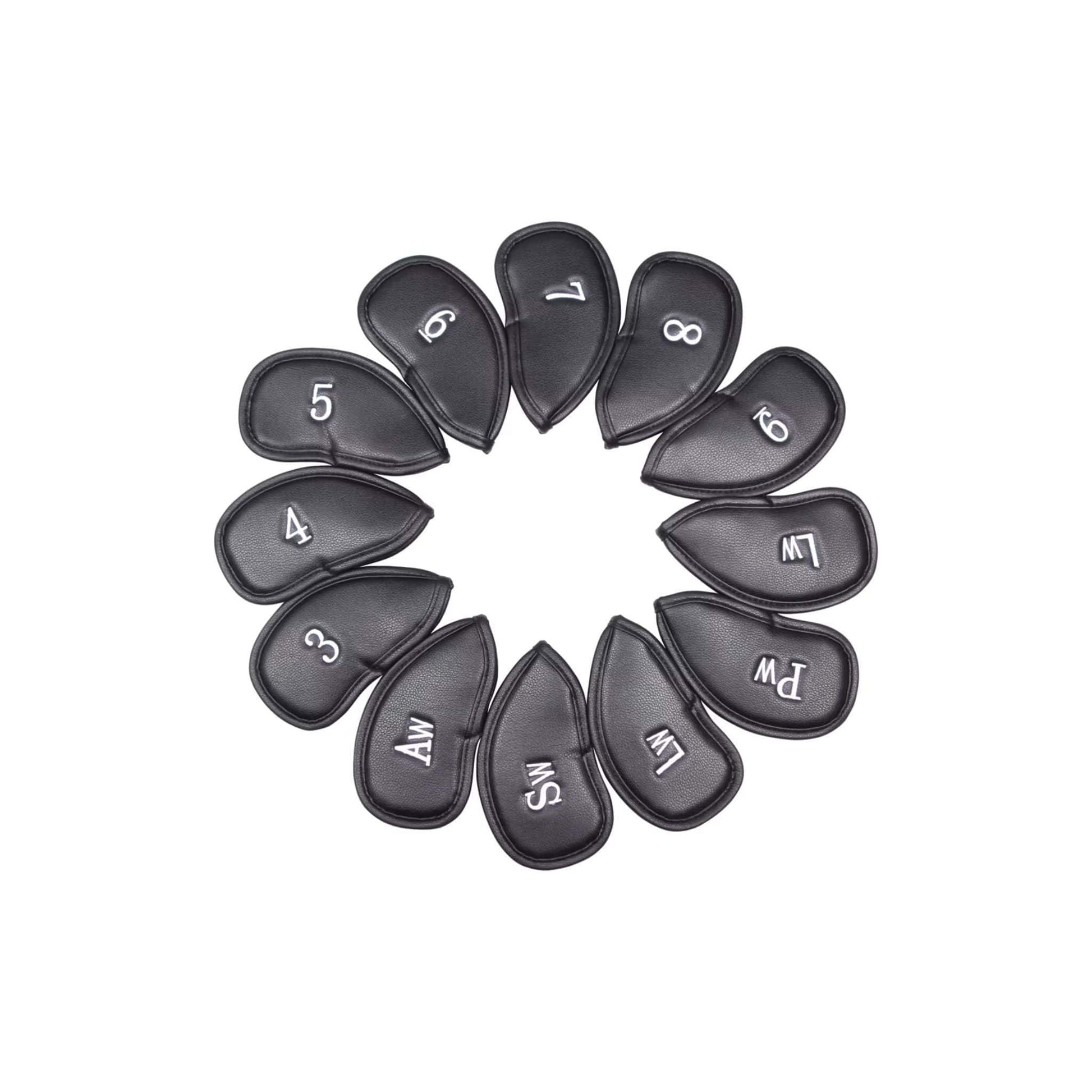 12 couvre clubs pour fer de golf