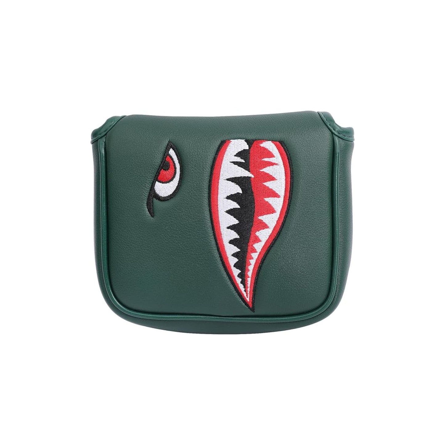 Couvre club pour putter de type maillet avec broderie Bomb squad en kaki milktaire