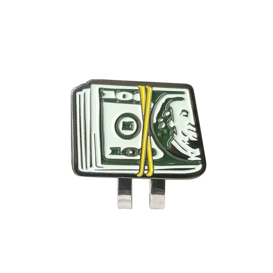 Marque balle Money Stack en forme de liasse de billet avec clip casquette